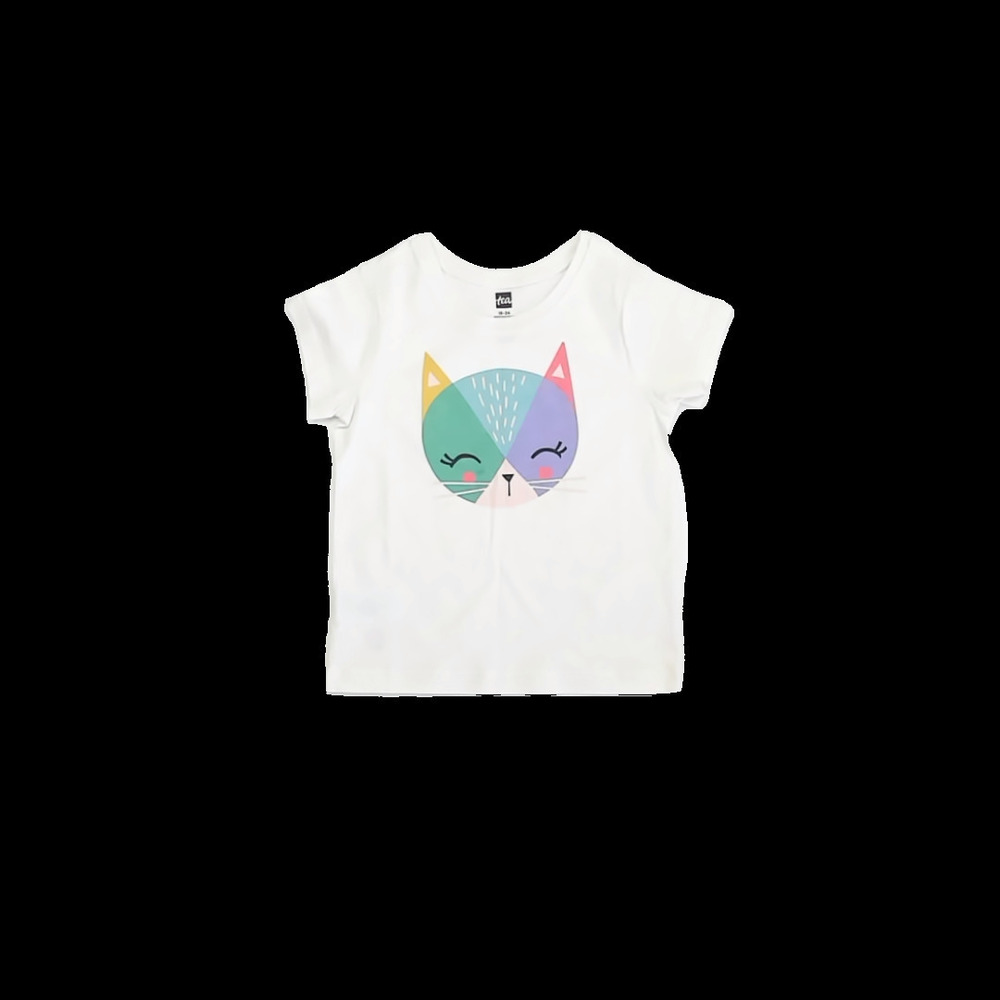Tea Collection Girls White T-Shirt size: 18-24 Months